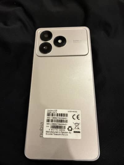 Zte nubia A36, 4/64, good condition