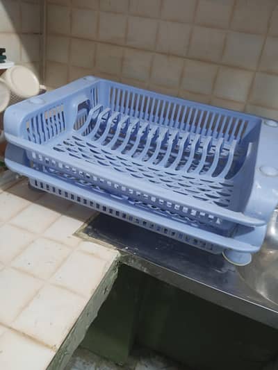 dish stand double