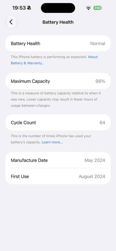 Apple iPhone 15 Pro Max - JV - 256 GB - Blue - Used - 10/10 - With box