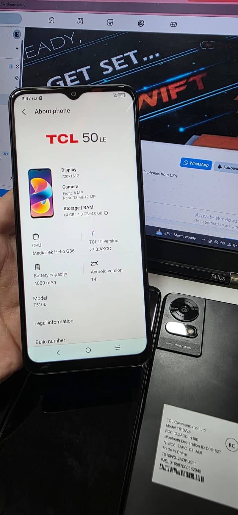 TCL Model 50 LE 2