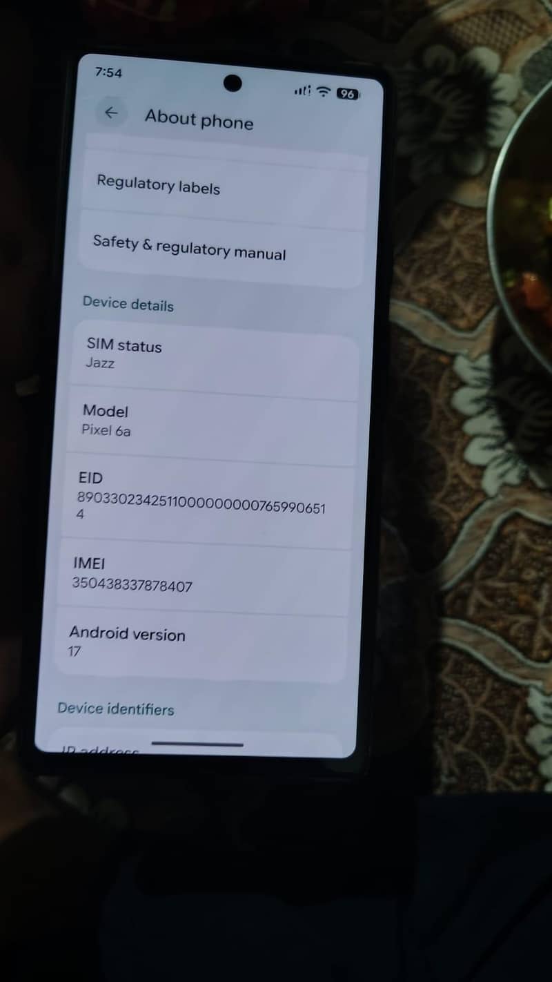 Google Pixel 6a 0