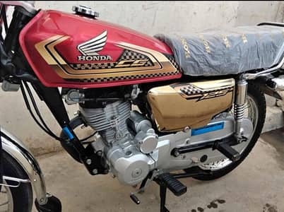 honda cg125s red nut to nut geniune