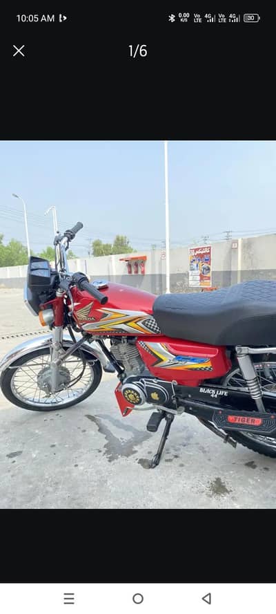 Honda 125 new condition 2025.6