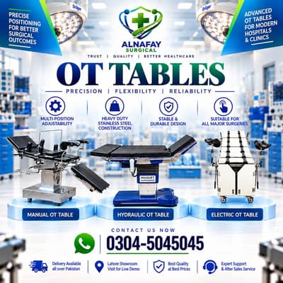 OT Table Operation Theater Table Surgical Table