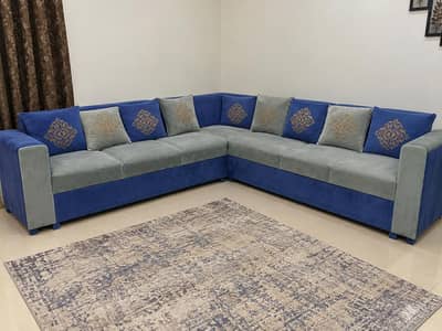 Cute L-Shape Sofa | Excellent Condition | Urgent Sale