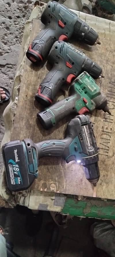 Bosch DCA MILUWAKEE Dewalt Makita cordless drill