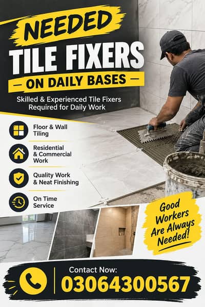Need Tile Fixers
