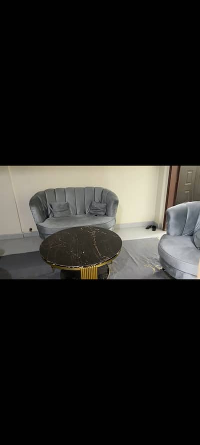 brand new sofa set with table