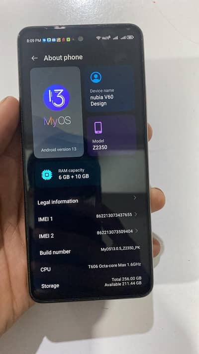 Zte Blade V60 Design
