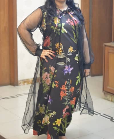 Long black dress