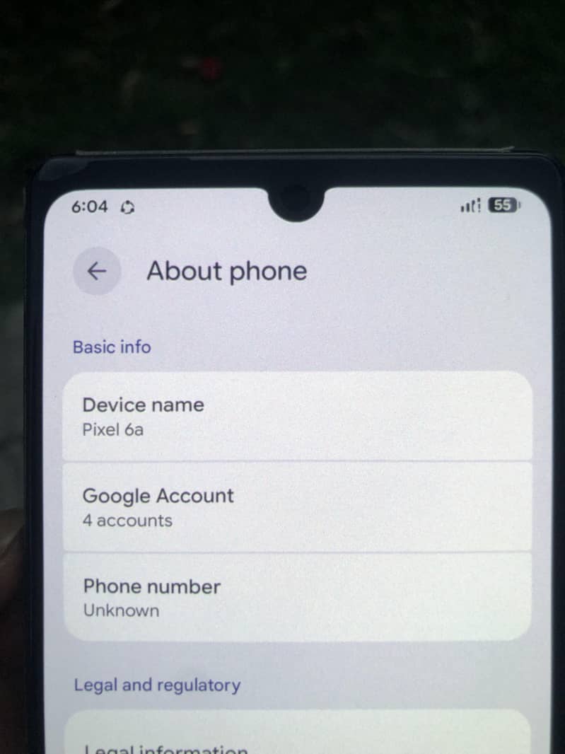 Google Pixel 6a 5