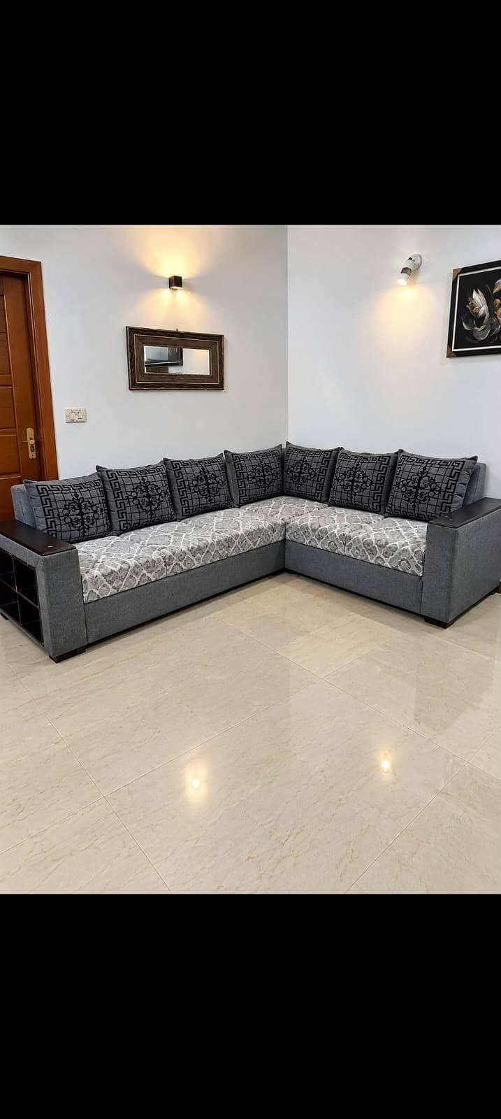 L shape sofa 1
