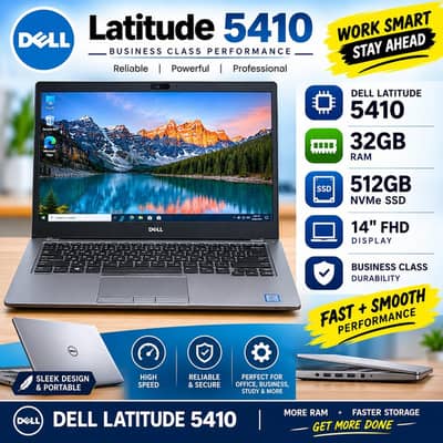 Dell Latitude 5410 – 32GB RAM / 512GB NVMe
