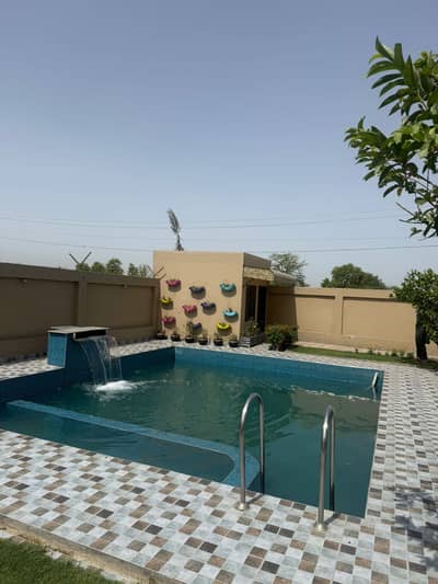 Luxury Furnished Farm House | Swimming Pool | Bedrooms | Lawn