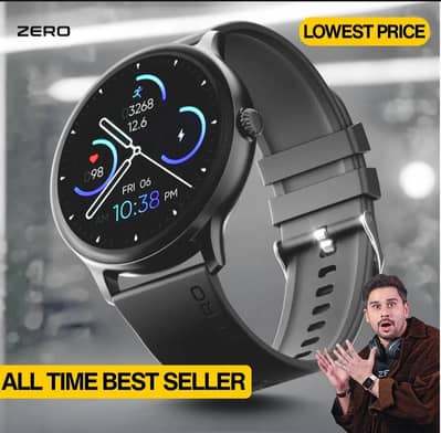 Brand New Box Pack Sealed Luna Smart Watch Black with full Warranty