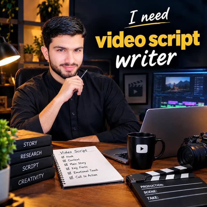 I need video script writer 0