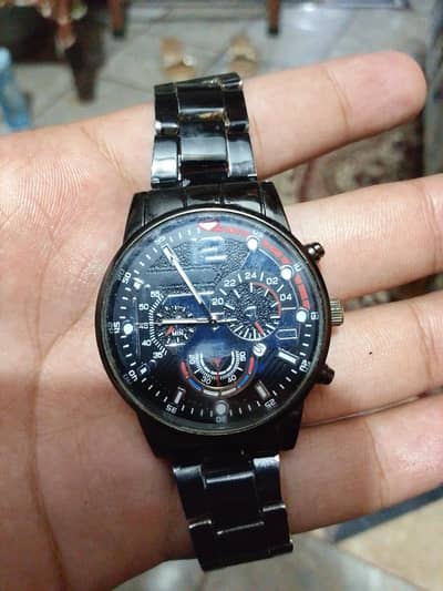 steel watch