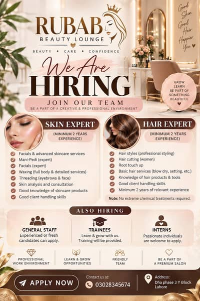 Urgent Required: Skin Specialist