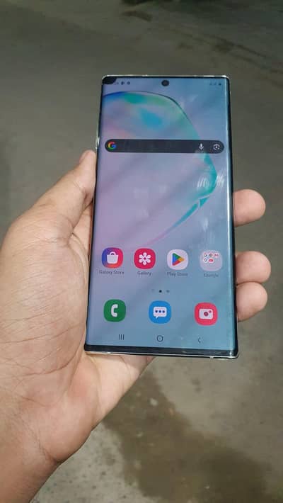 Samsung Note 10 Plus 12/512 panel ma pin dot ha non pta back crack
