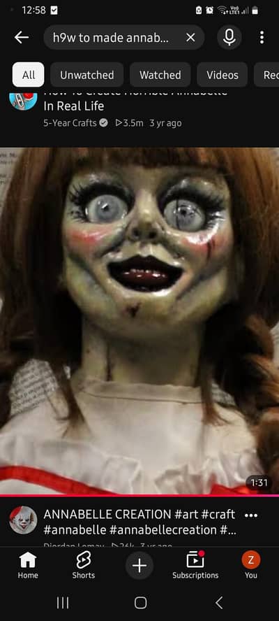Annabelle Creepy Doll
