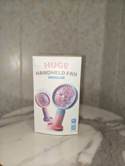 Huge Handheld Summer Fan - 3 Gears - Box Pack