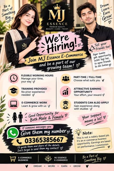 Required male and female