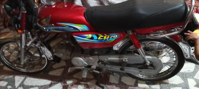 1Honda CD 70cc model 24 what's app 03009605405