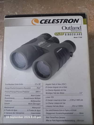 Original CELESTRON Outland 12x50 Waterproof Binoculars For Sale!