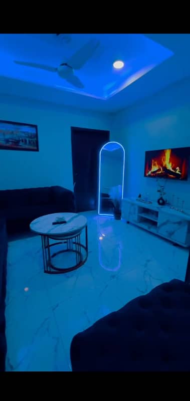 1 bed apartment fully furnished available for rent on monthly basis