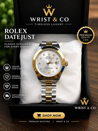 ROLEX Date just . . cash on delivery