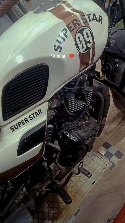 150cc in new condition self start and also kick start