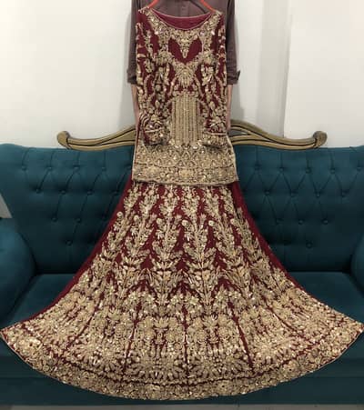 DESIGNER LENGA CHOLI ONLY ONE TIME USED URGENTLY SALE
