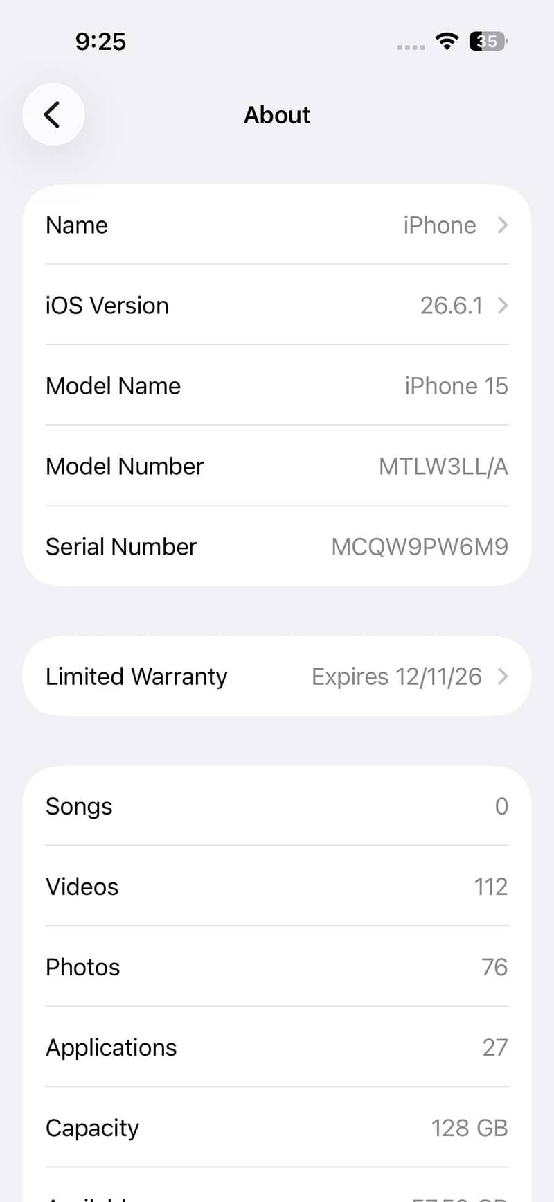 iPhone 15 4