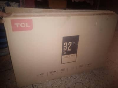 Tcl 32 inch led with box
