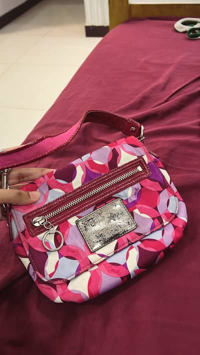 Coach vintage poppy bag