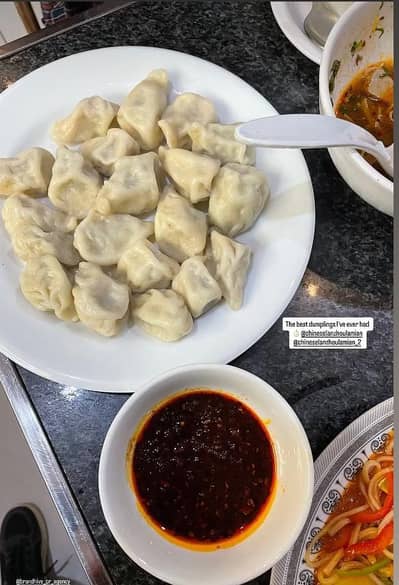 Chinese momos /dumplings selling