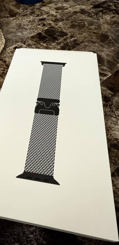 APPLE WATCH ULTRA BLACK 2/3/4 MILANESE TITANIUM LOOP 220$