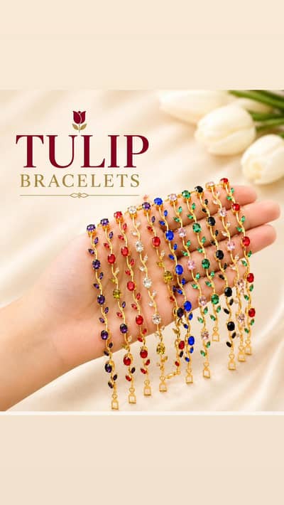 tulip. bracelet