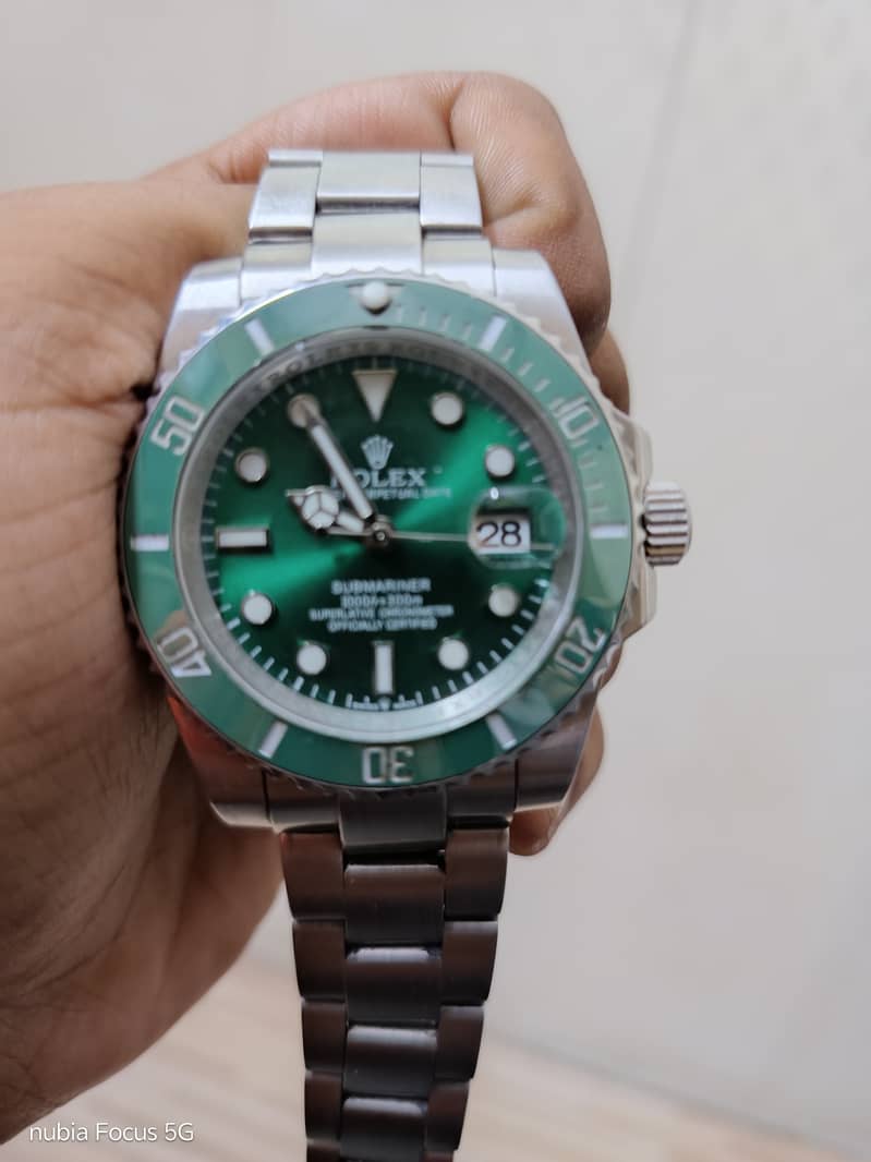 Automatic Dive watch green 1