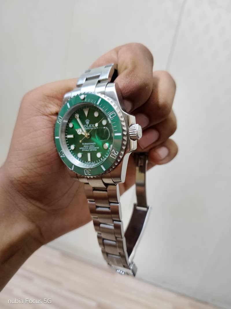 Automatic Dive watch green 2