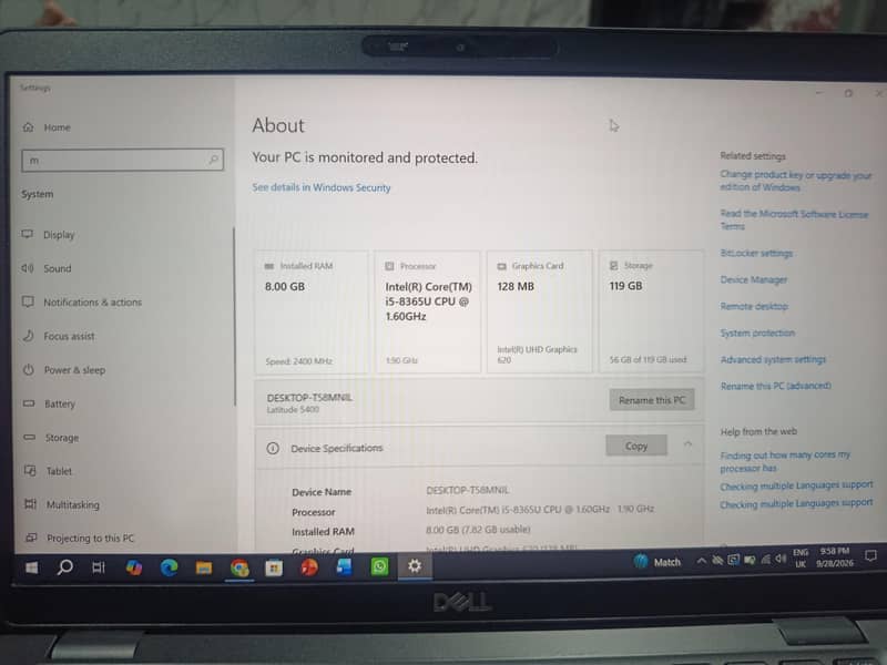 Dell Elite book 5