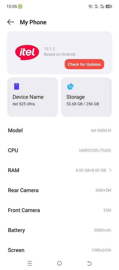 Itel S25 Ultra