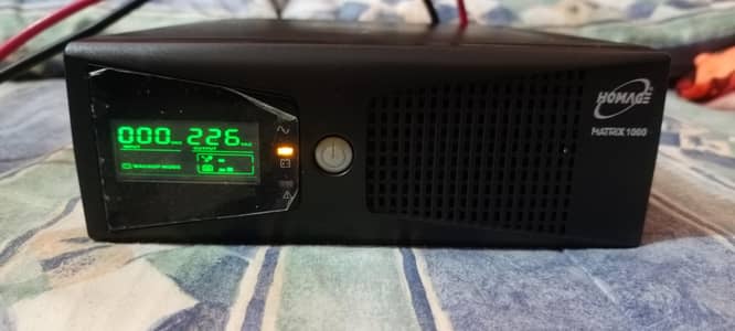 Inverter Homage Matrix-1000 12 V 720 Watt 1 Kva Inverter UPS Inverex