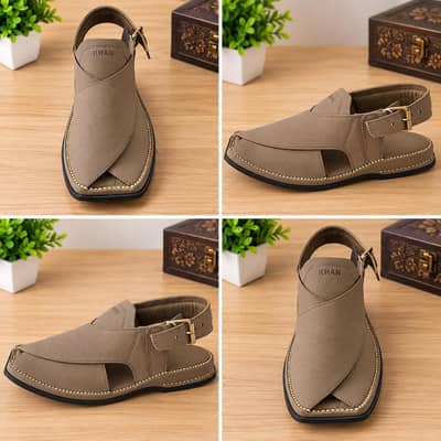 KHAN Premium Men’s Peshawari Sandal – Brown
