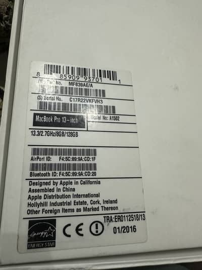 Macbook pro 13