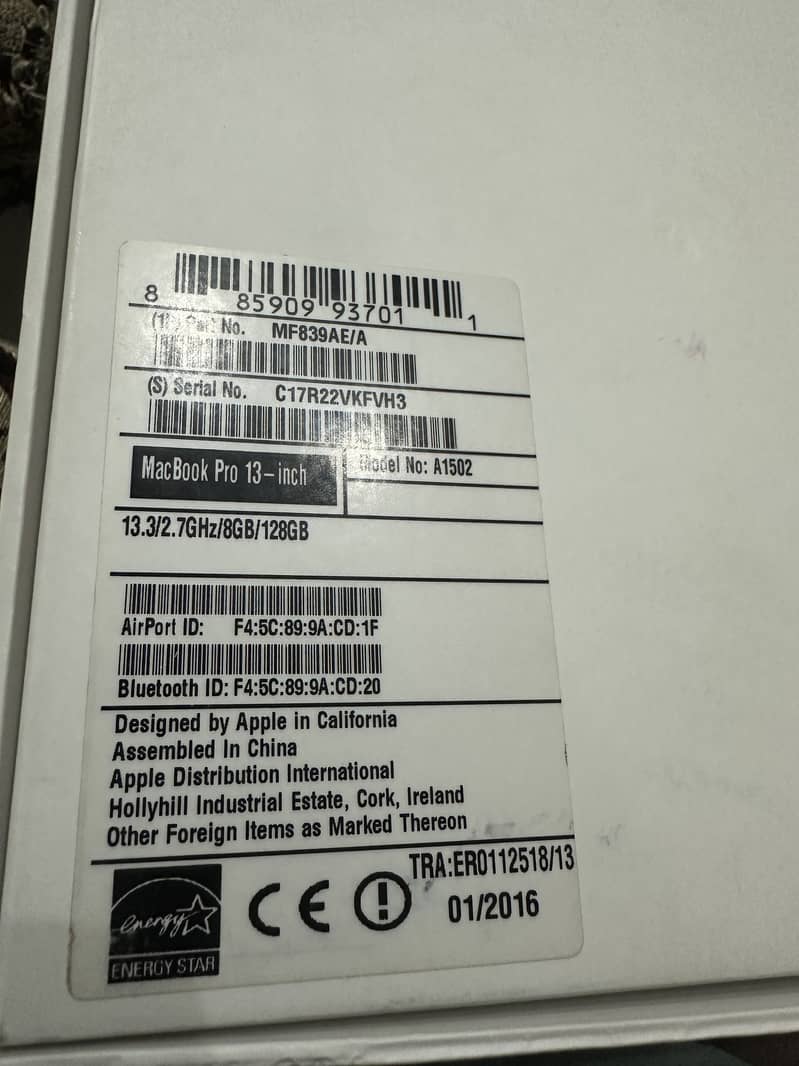 Macbook pro 13 0