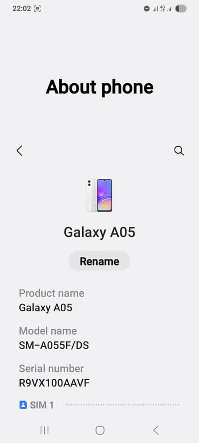 Samsung Mobile A05 4gb 128gb