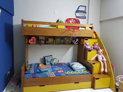  BUNK BED + CUPBOARD FOR SALE 