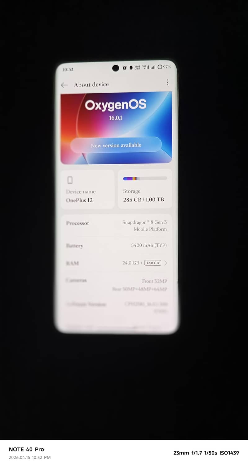 One Plus 12 7
