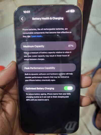 Apple iPhone 13 Pro Max 128gb 87 battery health